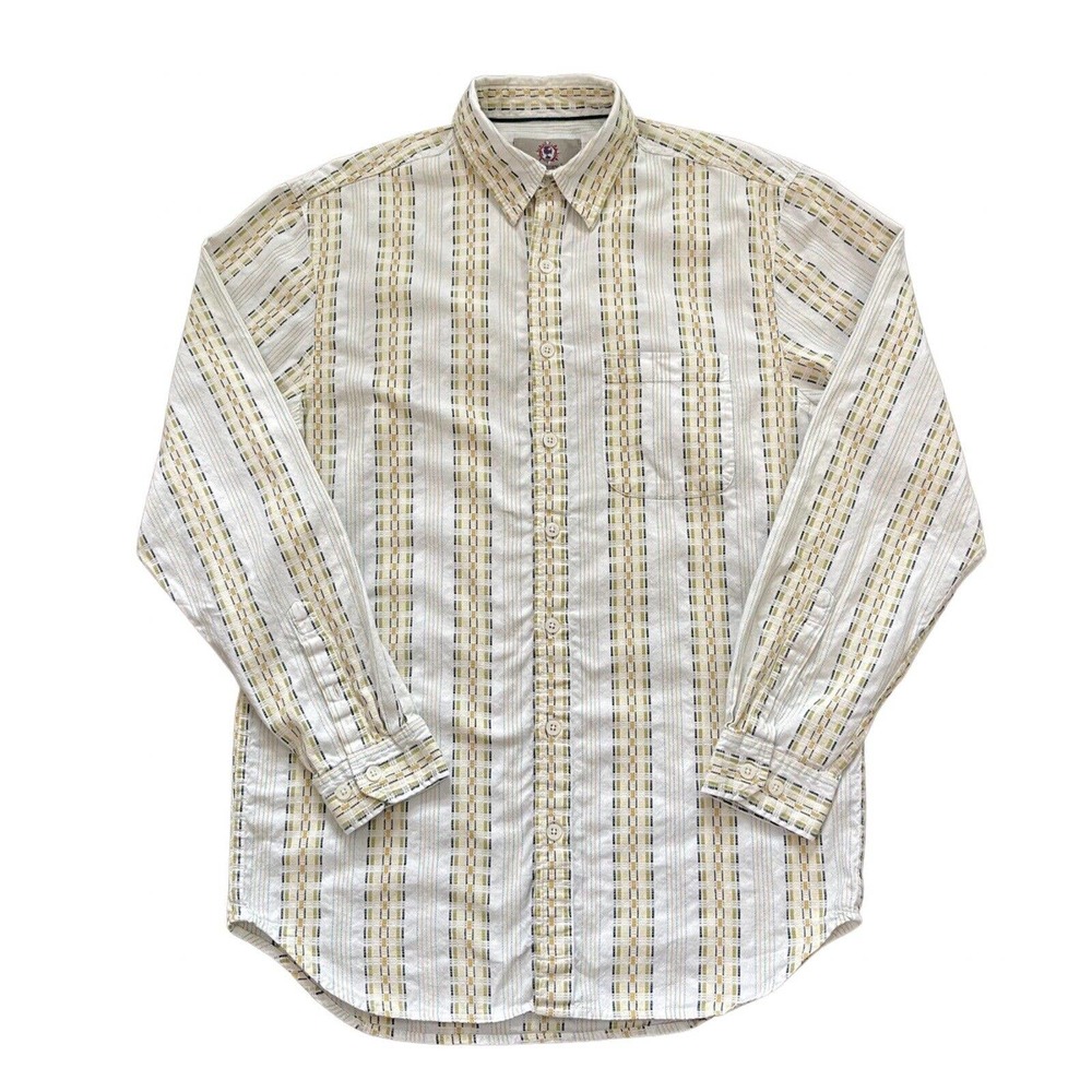 The Territory Ahead Mens Size MT Rare Stitched Colored Button Up Long Sleeve vtg